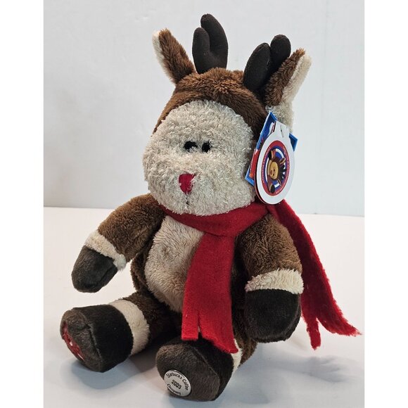 Starbucks Bearista Rudolph The Red-Nosed Reindeer Plush Toy 2003 Edition - Picture 5 of 16